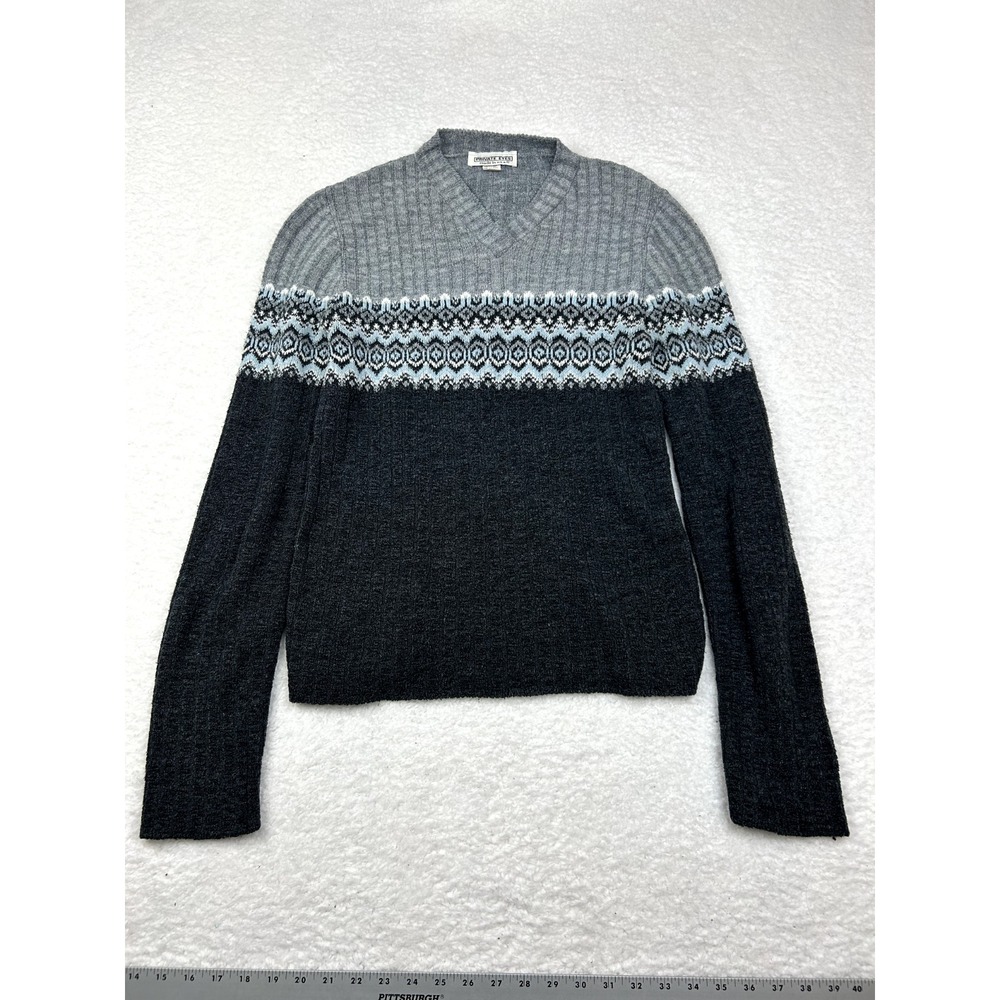 Vintage Private Eyes Sweater Women's M Fair Isle MADE USA‎